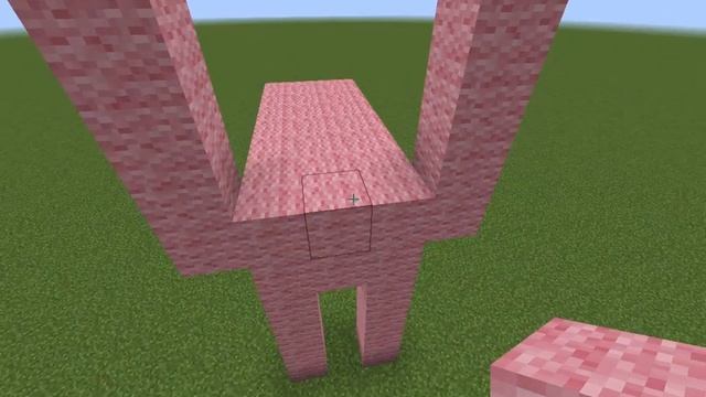 Огромная свинка в Minecraft (Постройки в Minecraft)