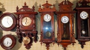 Часы настенные, старинные Lenzkirch, Павелъ Буре, Г.Мозеръ