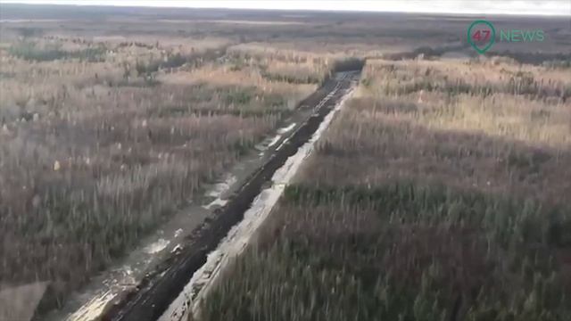 47news: рубка 500 км просеки под Северный поток-2 смотреть онлайн