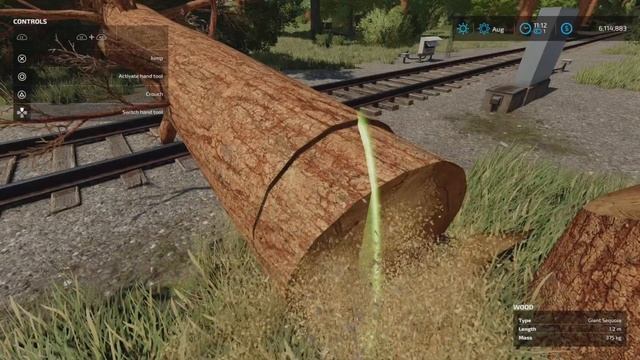 FS22 - AUTOLOAD LOGS ON CONSOLE - WILL IT WORK ON OTHER MAPS ? - Farming Simulator 22 - PS5 смотреть онлайн
