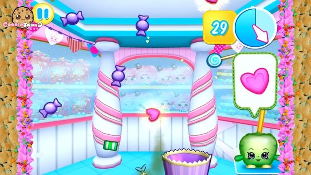 Play Welcome To Shopville Shopkins App Game Candy Bag Collecting - Cookieswirlc Video