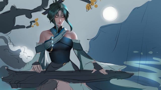 [SPEEDPAINT] MADAME PING GENSHIN IMPACT смотреть онлайн