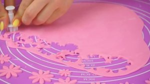 Торт для Принцессы ? Как украсить мастикой двухъярусный торт для девочки в домашних условиях