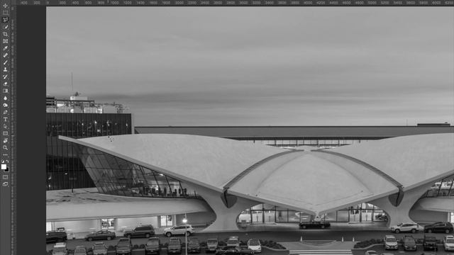 Fine Art Architectural Photography and Photoshop Tutorial: TWA Building смотреть онлайн