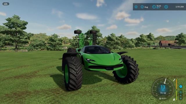 TRACTORS OF COLORS ! AFTER HARVEST PARTY ! CULTIVATING w/ FERRARI TRACTORS ! Farming Simulator 22 смотреть онлайн