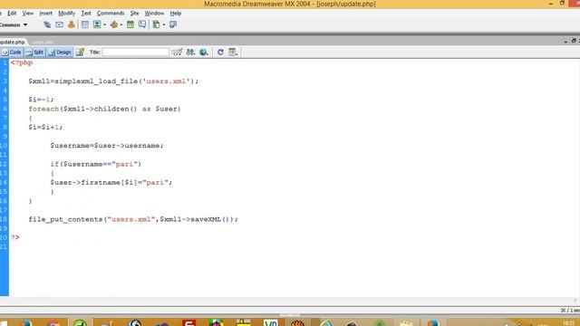 update xml file using php смотреть онлайн