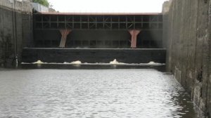 Прохождение первого шлюза на канале имени Москвы