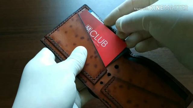 Кошелек из кожи / ручная работа / своими руками/ leather wallet смотреть онлайн