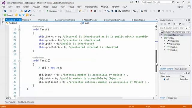 10- C# - Access Modifiers (public, private..) - Urdu/Hindi смотреть онлайн