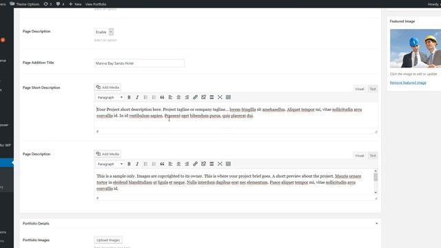 Change Description of Portfolio - Enhenyero - Engineering/Industrial WordPress Theme смотреть онлайн