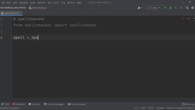 Spelling Correction Python Program - python projects | spelling correction program using python смотреть онлайн