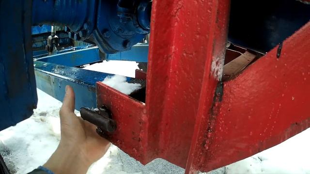 Отвал для чистки снега на Т-40