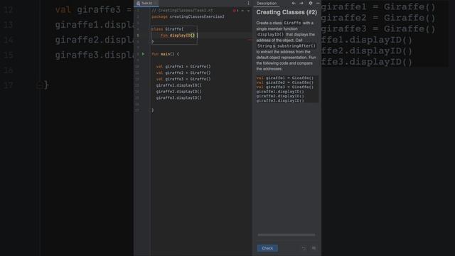 Kotlin - Class memory address смотреть онлайн