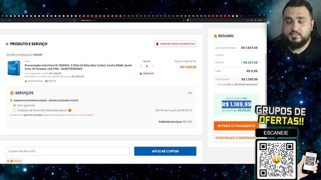 GIRO OFERTAS: KABUM 15% OFF em CPU, Ultragear 27 = R$ 900, RTX 4060 caiu, Magalu R$ 100 OFF (27/02) смотреть онлайн