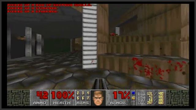 Doom 2: The Plutonia Experiment Map 22 | Extreme Unholy Massacre смотреть онлайн