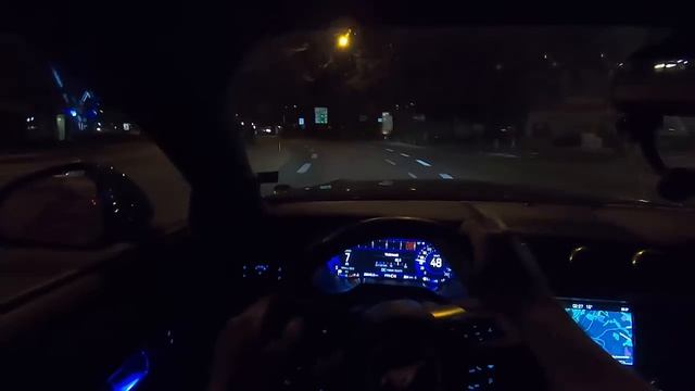 2019 Ford Mustang GT Night Drive PoV Ambiente Lighting смотреть онлайн
