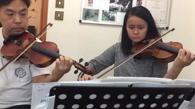 Salut d' amour for 2 violins смотреть онлайн
