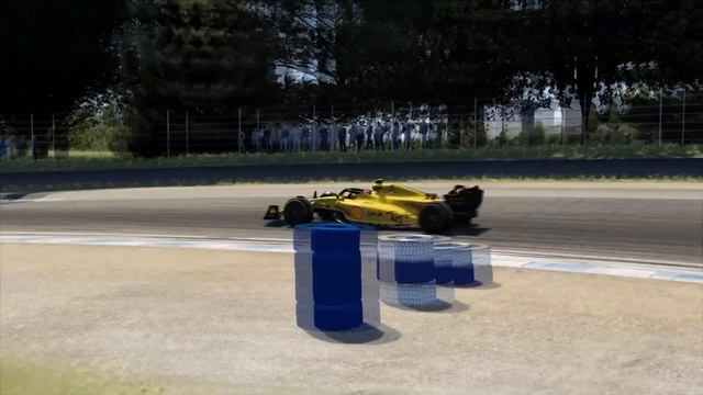 F1 Ferarri F1-75 Giallo Modena 2022 vs Porsche 963 LM Hypercar LMDh 2023 at Blackwood #2 смотреть онлайн