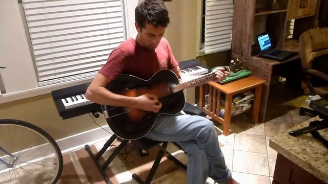 Loser - Grateful Dead - 1939 Tenor Archtop Guitar смотреть онлайн
