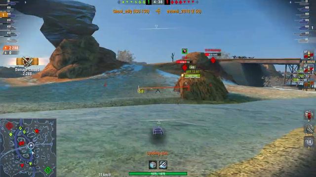 ISU-130: 5000 Damage , 5 Frags - WOT BLITZ - смотреть онлайн