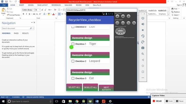 recycler checkbox смотреть онлайн