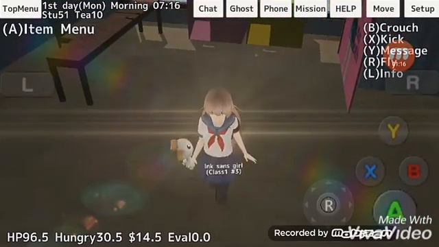 Как сделать маленькую игрушку в School Girls Simulator смотреть онлайн