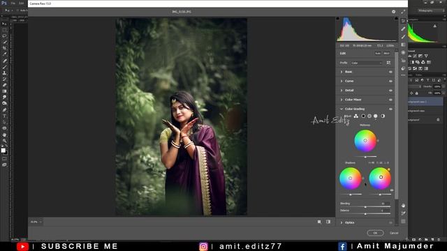 Outdoor Portrait Photography Preset | Photoshop cc Cine Green Preset - Free XMP Preset смотреть онлайн