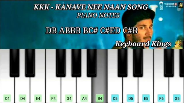KKK- KANAVE NEE NAAN SONG | PIANO COVER | PIANO NOTES | KEYBOARD NOTES | DQ | GVM | RAKSHAN смотреть онлайн