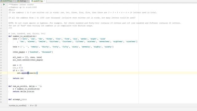 Euler and Python! Ep 016/017 - Power Digit Sum and Number Letter Counts смотреть онлайн