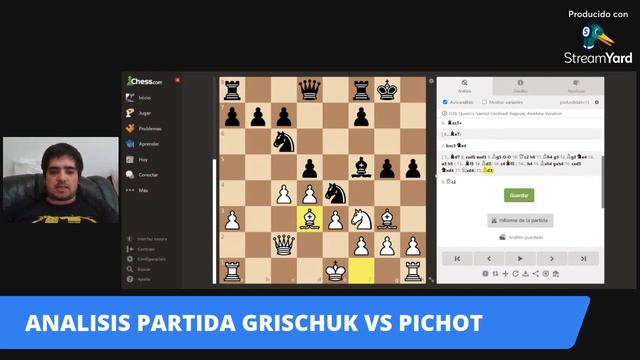ANÁLISIS PARTIDA ALEXANDER GRISCHUK 🇷🇺 VS ALAN PICHOT 🇦🇷 COPA DEL MUNDO DE AJEDREZ смотреть онлайн