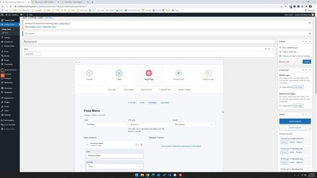 Restaurant Menu Feature - MyListing Version 2.8 смотреть онлайн