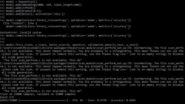 Keras Final Project - IMDB LSTM Model смотреть онлайн