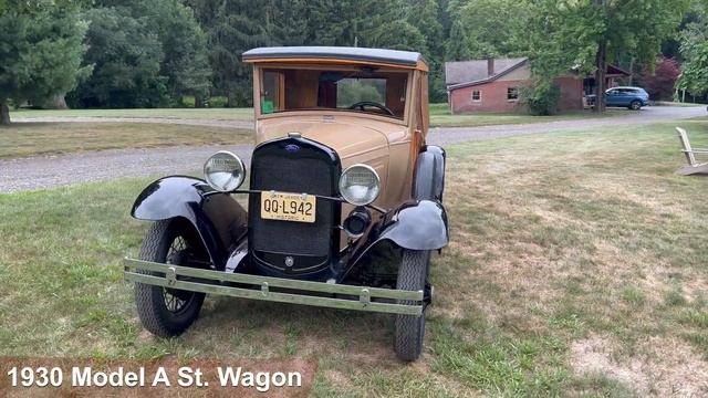 1930 Ford Model A Station Wagon Walk Around смотреть онлайн