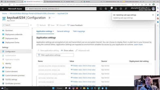 Running a dev keycloak instance in Azure with HTTPS in few steps смотреть онлайн