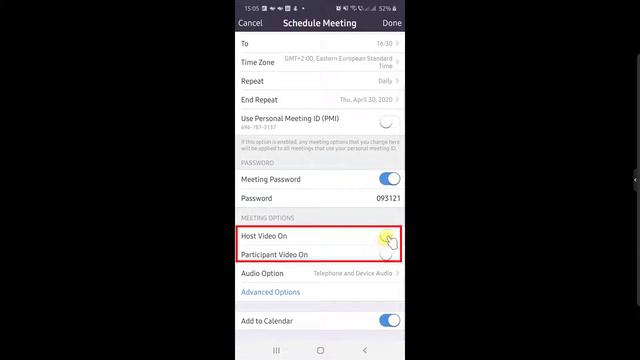 How to Schedule a Meeting in Zoom for Android смотреть онлайн