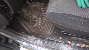 снятие накладки двери лада гранта