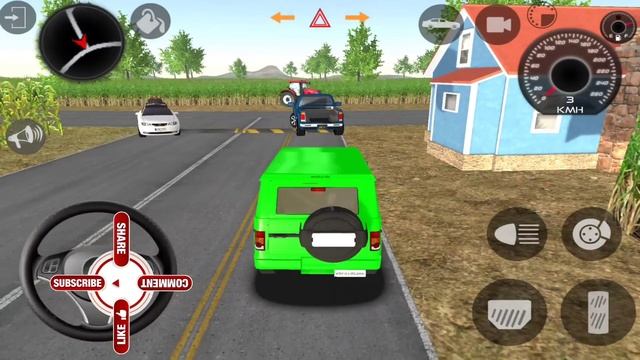 3D Car Simulator Game - (Mahindra Bolero) - Driving In India - Car Game Android Gameplay смотреть онлайн