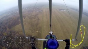 Первый полёт на своём дельталёте