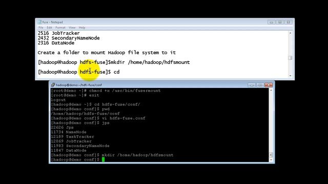 How to mount hdfs using fuse смотреть онлайн