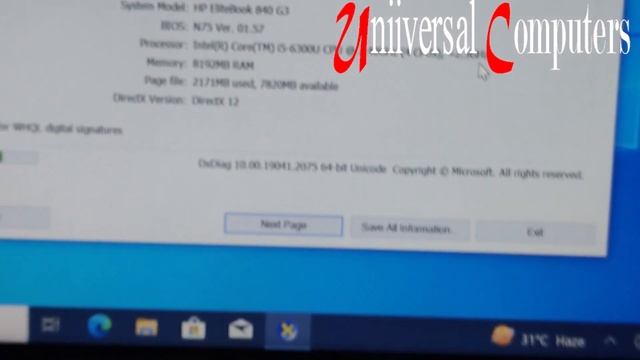 HP EliteBook 840 G3 Touch Laptop смотреть онлайн