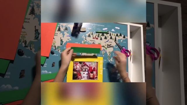 Новогодняя фоторамка своими руками! ☃️❄️✨ ? смотреть онлайн