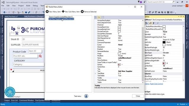 RADIAL MENU ITEMS DOT NET BAR смотреть онлайн