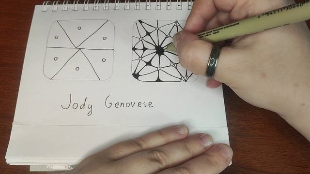 Зентангл Тангл Jody Genovese