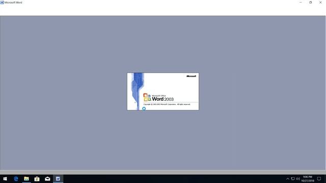 Microsoft Office 2003 on Windows 10 смотреть онлайн
