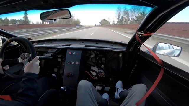 500hp+ Audi S2 HUGE TURBO - Onboard Test Drive
