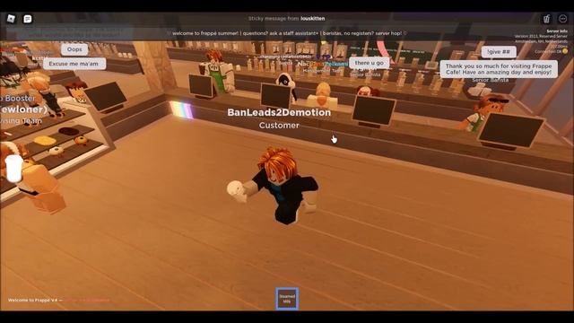 CONFUSING WORKERS AT FRAPPE BY USING FANCY WORDS!!! - ROBLOX Trolling