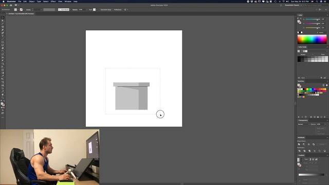 Как перекрасить объект или иллюстрацию Adobe Illustrator. Использование цветовых схем. смотреть онлайн
