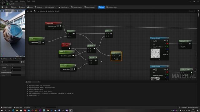 UE5.1(4) - Пластическая деформация текстур. смотреть онлайн
