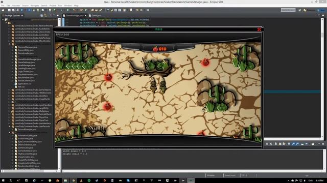 JavaFX 2D Snake game смотреть онлайн