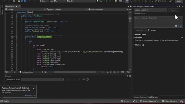 Create a Pull Request in Visual Studio смотреть онлайн